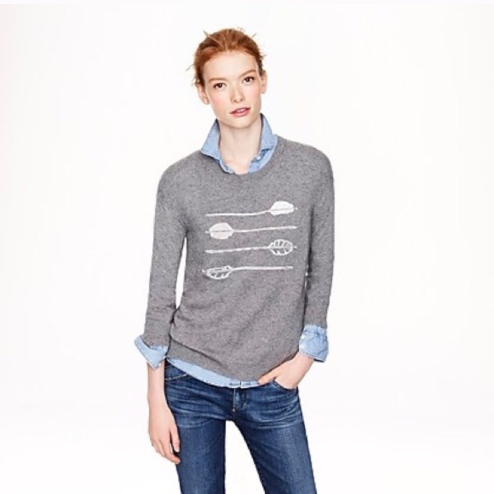 JCrew arrows sweater